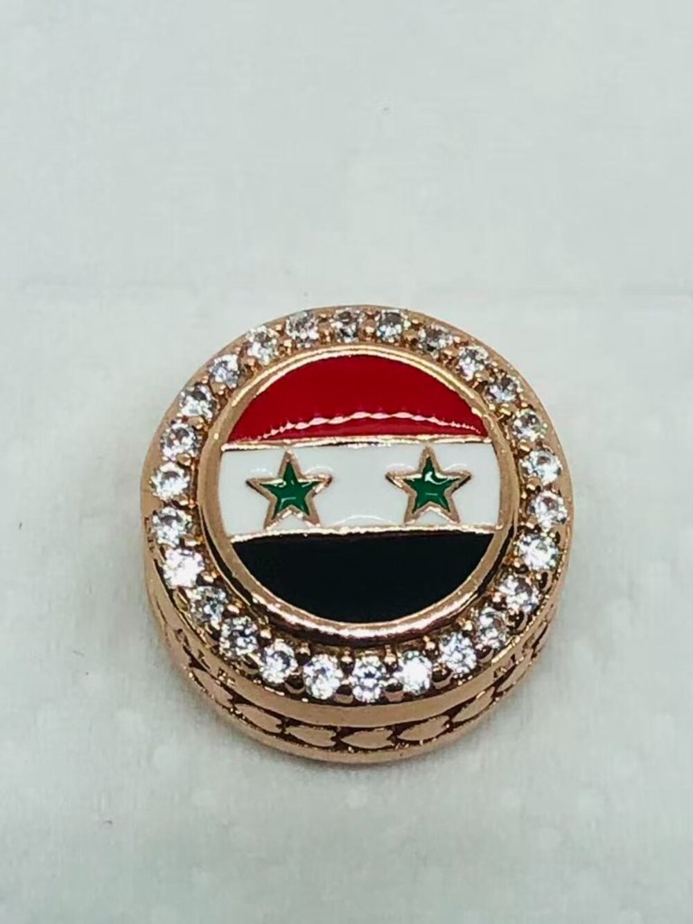✨ ✨Pandora Syria Exclusive Country Flag Colors Button Charm
